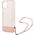 Guess Etui Guess GUHCP14MHGCOHP Apple iPhone 14 Plus różowy/pink hardcase Translucent Pearl Strap