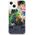 Guess Etui Guess GUHCP14MLFLSB Apple iPhone 14 Plus niebieski/blue hardcase Flower Liquid Glitter