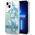 Guess Etui Guess GUHCP14MLFLSN Apple iPhone 14 Plus zielony/green hardcase Flower Liquid Glitter