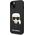 Karl Lagerfeld Etui Karl Lagerfeld KLHCP14MSLKHBK Apple iPhone 14 Plus hardcase czarny/black Silicone Karl`s Head