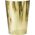 PartyDeco Kubeczki, złoty, 220ml one size