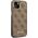 Guess Etui Guess do iPhone 14 Plus 6,7" brązowy/brown hard case 4G Vintage Gold Logo