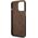 Guess Etui Guess do iPhone 14 Pro 6,1" brązowy/brown hard case 4G Logo Plate MagSafe