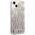 Karl Lagerfeld Etui Karl Lagerfeld do iPhone 14 Plus 6,7" hardcase srebrny/silver Liquid Glitter Monogram