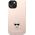 Karl Lagerfeld Etui Karl Lagerfeld do iPhone 14 Plus 6,7" hardcase jasnoróżowy/light pink Silicone Choupette Body