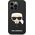 Karl Lagerfeld Etui Karl Lagerfeld do iPhone 14 Pro 6,1" hardcase czarny/black Silicone Karl`s Head Magsafe