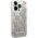 Karl Lagerfeld Etui Karl Lagerfeld do iPhone 14 Pro 6,1" hardcase srebrny/silver Liquid Glitter Monogram