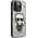Karl Lagerfeld Etui Karl Lagerfeld do iPhone 14 Pro Max 6,7" hardcase srebrny/silver Glitter Flakes Ikonik