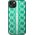 Karl Lagerfeld Etui Karl Lagerfeld do iPhone 14 6,1" hardcase zielony/green Monogram Stripe