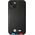 BMW Etui BMW do iPhone 14 Plus 6,7" czarny/black Leather Stamp Tricolor Magsafe