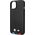 BMW Etui BMW do iPhone 14 Plus 6,7" czarny/black Leather Stamp Tricolor Magsafe