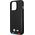 BMW Etui BMW do iPhone 14 Pro Max 6,7" czarny/black Leather Stamp Tricolor Magsafe