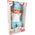 LeanToys Lalka Bobas Niebieska Piżama w Paski 30 cm