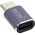 Adapter USB InLine InLine® USB4 Adapter, USB Type-C male/female, aluminium, grey