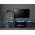Cama Meble Szafka RTV EVA z kominkiem elektrycznym 180x40x52 grafit/grafit połysk