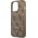 Guess Guess GUHCP13LP4TPW iPhone 13 Pro / 13 6,1" brązowy/brown hardcase 4G Triangle Logo Cardslot NoSize