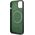 Guess Guess GUHMP13MSBPLA iPhone 13 6,1" zielony/khaki hard case Silicone Logo Plate MagSafe NoSize