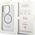 Guess Guess GUHMP14LHTRMS iPhone 14 Pro 6,1" srebrny/silver hard case Metal Outline Magsafe NoSize