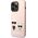 Karl Lagerfeld Karl Lagerfeld KLHMP14LSSKCI iPhone 14 Pro 6,1" hardcase jasnoróżowy/light pink Silicone Karl & Choupette Magsafe NoSize