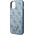 Guess Guess GUHCP13SP4TPB iPhone 13 mini 5,4" niebieski/blue hardcase 4G Triangle Logo Cardslot NoSize