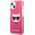 Karl Lagerfeld Karl Lagerfeld KLHCP13MTPECPI iPhone 13 6,1" hardcase fuksja/fuschia Choupette Head NoSize