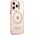 Guess Guess GUHMP13XHTCMP iPhone 13 Pro Max 6,7" różowy/pink hard case Gold Outline Translucent MagSafe NoSize