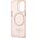 Guess Guess GUHMP13XHTCMP iPhone 13 Pro Max 6,7" różowy/pink hard case Gold Outline Translucent MagSafe NoSize