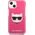 Karl Lagerfeld Karl Lagerfeld KLHCP13STPECPI iPhone 13 mini 5,4" hardcase fuksja/fuschia Choupette Head NoSize