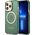 Guess Guess GUHMP13LHTCMA iPhone 13 Pro / 13 6,1" zielony/khaki hard case Gold Outline Translucent MagSafe NoSize