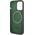 Guess Guess GUHMP13LSPLA iPhone 13 Pro / 13 6,1" zielony/khaki hard case Silicone Logo Plate MagSafe NoSize