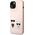Karl Lagerfeld Karl Lagerfeld KLHMP14MSSKCI iPhone 14 Plus 6,7" hardcase jasnoróżowy/light pink Silicone Karl & Choupette Magsafe NoSize