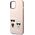 Karl Lagerfeld Karl Lagerfeld KLHMP14MSSKCI iPhone 14 Plus 6,7" hardcase jasnoróżowy/light pink Silicone Karl & Choupette Magsafe NoSize