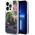 Guess Etui Guess GUHCP14XLFLSB Apple iPhone 14 Pro Max niebieski/blue hardcase Flower Liquid Glitter