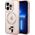 Karl Lagerfeld Etui Karl Lagerfeld KLHMP14LHNKCIP Apple iPhone 14 Pro hardcase różowy/pink IML NFT Karl&Choupette Magsafe
