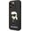 Karl Lagerfeld Etui Karl Lagerfeld KLHMP14LSNIKBCK Apple iPhone 14 Pro hardcase czarny/black Silicone NFT Ikonik Magsafe