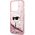 Karl Lagerfeld Etui Karl Lagerfeld KLHCP14LLNKHCP Apple iPhone 14 Pro różowy/pink hardcase Glitter NFT Karl Head