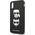 Karl Lagerfeld Etui Karl Lagerfeld KLHCPXSAKICKCBK Apple iPhone XS/X czarny/black hardcase Saffiano Ikonik Karl&Choupette Head