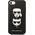 Karl Lagerfeld Etui Karl Lagerfeld KLHCI8SAKICKCBK Apple iPhone SE 2022/SE 2020/8/7 czarny/black hardcase Saffiano Ikonik Karl&Choupette Head