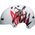 Bell Kask bmx BELL LOCAL matte white scribble roz. M (55–59 cm)