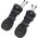 Trixie Walker Active Long, buty, dla psa, XS-S, czarne, 2 szt./opak