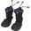 Trixie Walker Active Long, buty, dla psa, M, czarne, 2 szt./opak