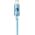 Kabel USB Baseus USB-A - Lightning 2 m Niebieski (CAJY001203)