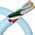 Kabel USB Baseus USB-A - Lightning 2 m Niebieski (CAJY001203)