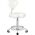 Azzurro TABORET KOSMETYCZNY AZZURRO 156-F BUMP-UP BIAŁY
