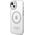 Guess Etui Guess Metal Outline Magsafe HardCase do iPhone 14 srebrne
