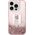 Karl Lagerfeld Etui Karl Lagerfeld Liquid Glitter Big KL HardCase do iPhone 14 Pro różowe