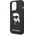 Karl Lagerfeld Etui Karl Lagerfeld KLHCP14LSNIKBCK Apple iPhone 14 Pro hardcase czarny/black Silicone Ikonik