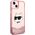 Karl Lagerfeld Etui Karl Lagerfeld KLHCP14MLNCHCP Apple iPhone 14 Plus różowy/pink hardcase Glitter Choupette Head