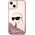 Karl Lagerfeld Etui Karl Lagerfeld KLHCP14MLNKHCP Apple iPhone 14 Plus różowy/pink hardcase Glitter Karl Head