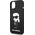 Karl Lagerfeld Etui Karl Lagerfeld KLHCP14MSNIKBCK Apple iPhone 14 Plus hardcase czarny/black Silicone Ikonik